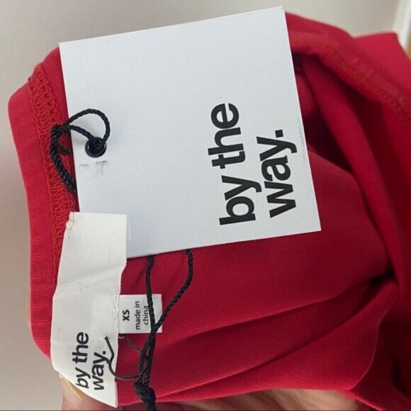 NWT Revolve By The Way Alliza Zip Sleeve Mini Dress XS Size New With Tags Boho - Picture 3 of 9